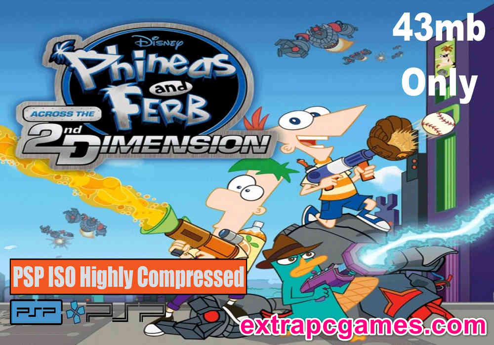 Phineas and Ferb PSP and PC ISO Game Highly Compressed